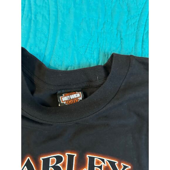 Harley-Davidson Men's Size XL T-Shirt Wabash Valley Terre Haute, IN Black SS - Picture 5 of 6